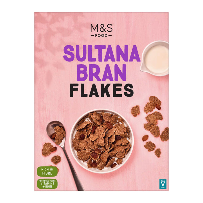 M&S Sultana Bran Flakes Cereal - 500g