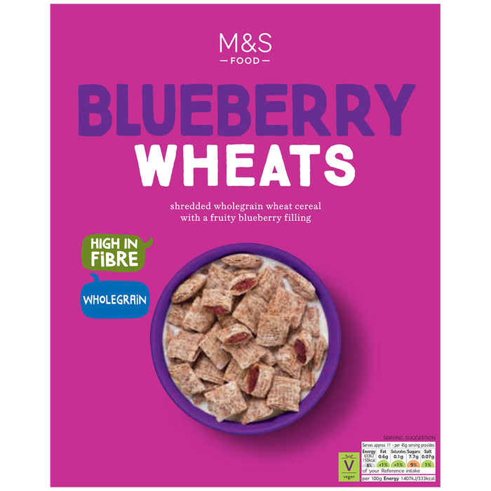 M&S Blueberry Wheats Cereal - 500g