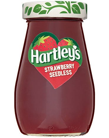 Hartley's Strawberry Seedless Jam - 340g | British Store Online | The Great British Shop