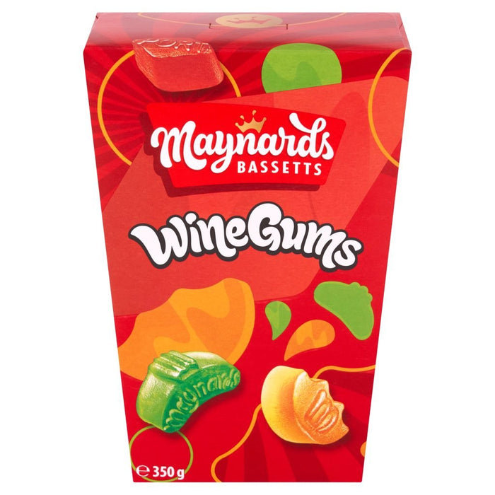 Maynards Bassetts Wine Gums Carton - 350g | British Store Online | The Great British Shop