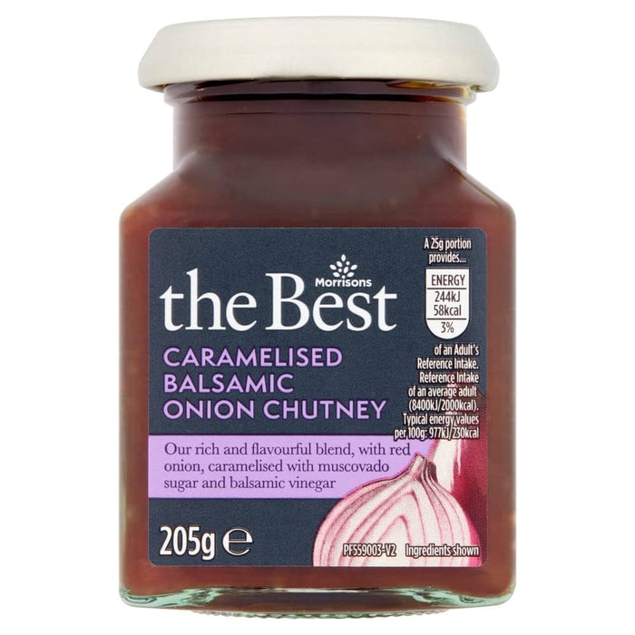 Morrisons Balsamic & Onion Chutney - 205g | British Store Online | The Great British Shop