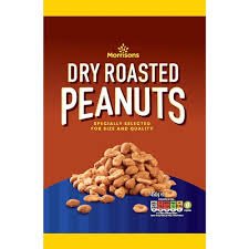 Morrisons Dry Roasted Peanuts - 450g | British Store Online | The Great British Shop