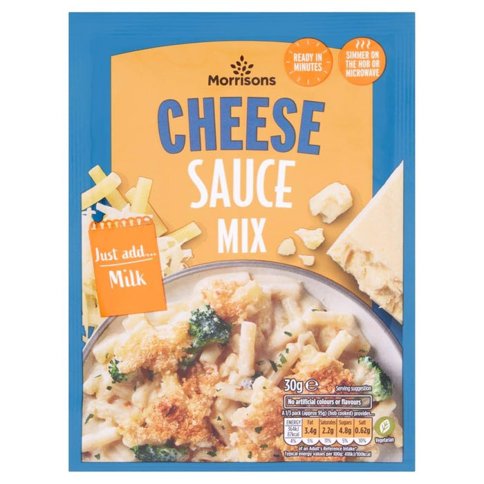 Morrisons Simmer Sauce Cheese Mix - 30g | British Store Online | The Great British Shop