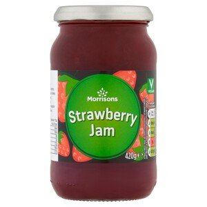 Morrisons Strawberry Jam - 420g | British Store Online | The Great British Shop