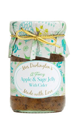 Mrs Darlington's Apple & Sage Jelly With Cider - 212g | British Store Online | The Great British Shop