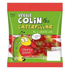 M&S Colin the Caterpillar Cherry - 170g | British Store Online | The Great British Shop