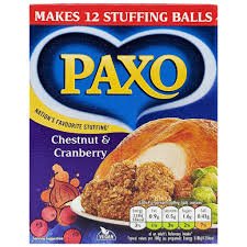 Paxo Cranberry & Chestnut Stuffing Mix - 170g | British Store Online | The Great British Shop