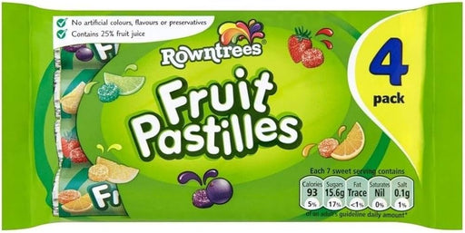 Rowntree's Fruit Pastille Rolls - 4 Pack | British Store Online | The Great British Shop
