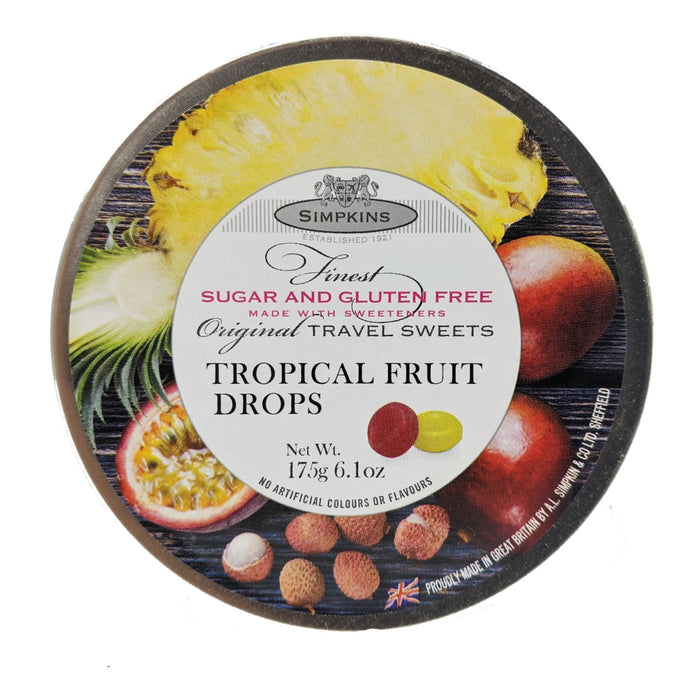 Simpkins Tropical Fruit Sugar Free - 175g | British Store Online | The Great British Shop
