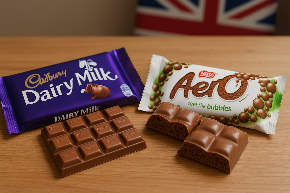 Cadbury vs Aero: British Chocolate Comparison