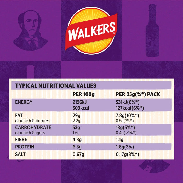 Walkers Lea & Perrins Worcester - 6 Pack