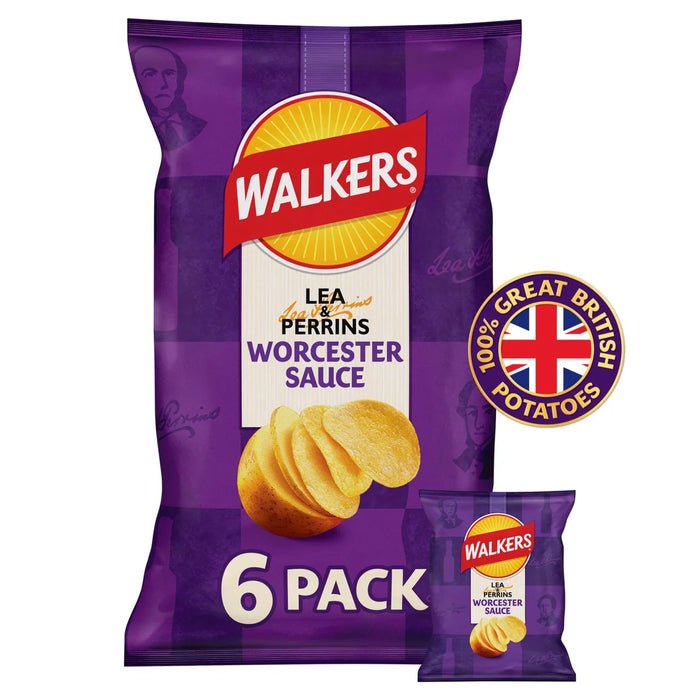 Walkers Lea & Perrins Worcester - 6 Pack