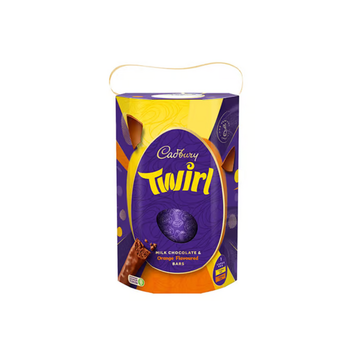 Cadbury Milk Chocolate & Orange Twirl Special Gesture Egg - 241g