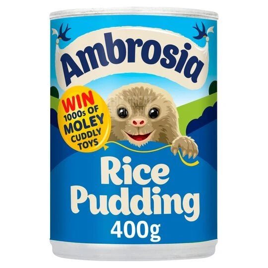 Ambrosia Creamy Rice Pudding - 400g imported British grocery product available in Canada