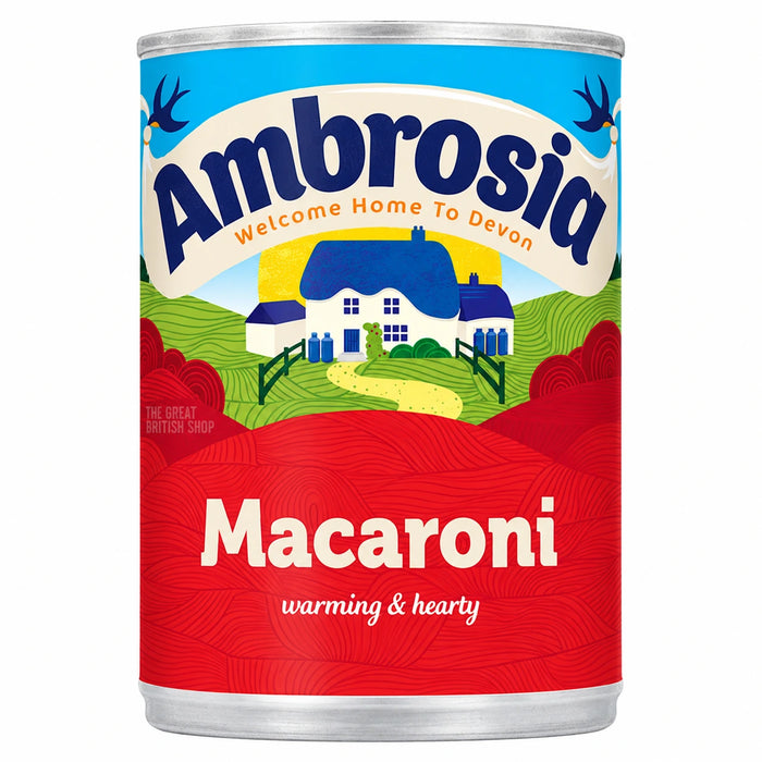Ambrosia Macaroni Pudding - 400g, front view of the product packaging