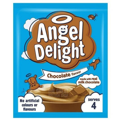 Angel Delight Chocolate - 59g imported British grocery product available in Canada