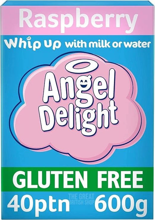Angel Delight Raspberry - 600g imported British grocery product available in Canada
