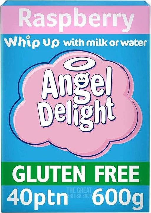 Angel Delight Raspberry - 600g imported British grocery product available in Canada