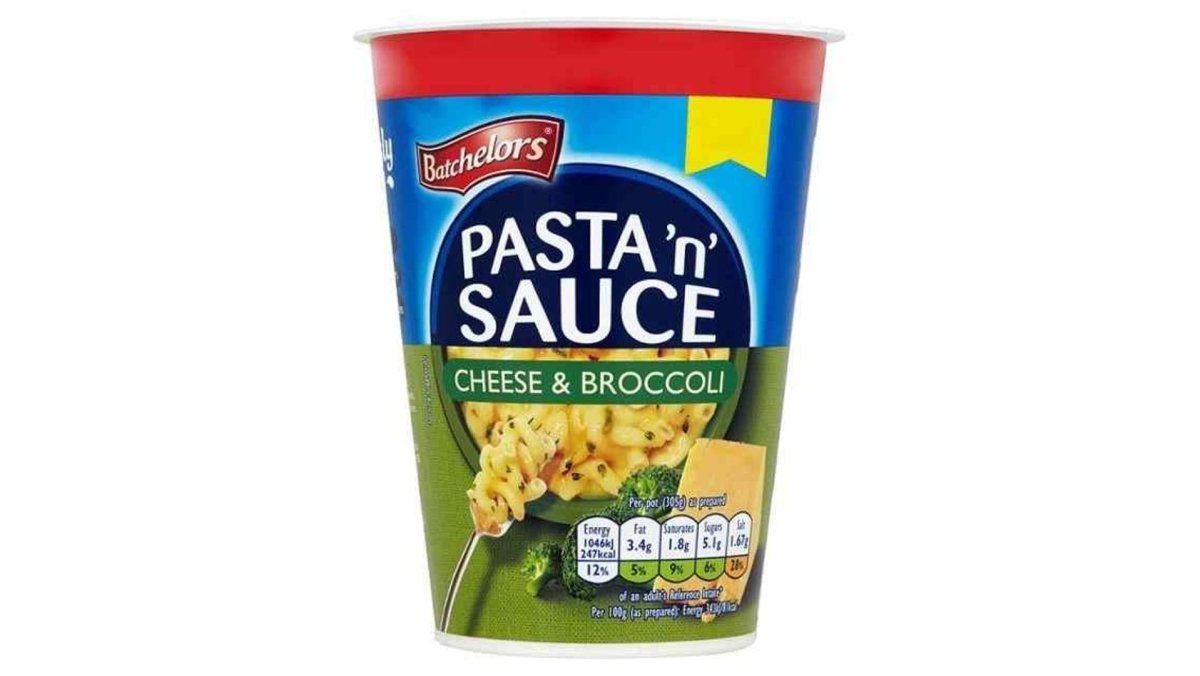 Bachelor's Pasta 'n' Sauce - Cheese & Broccoli imported British grocery product available in Canada