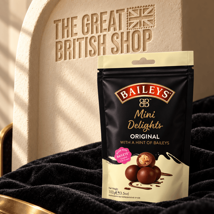 Baileys Chocolate Mini Delights Pouch - 102g imported British grocery product available in Canada