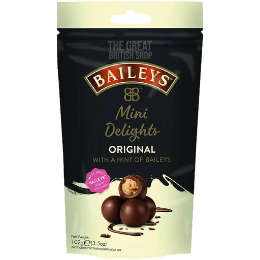 Baileys Chocolate Mini Delights Pouch - 102g imported British grocery product available in Canada