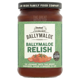 Ballymaloe Relish 310g: the jar with green label showing tomatoes and house illustration.