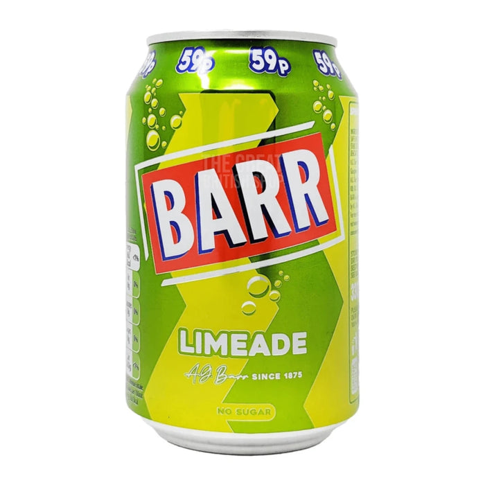 Barr Limeade - 330ml imported British grocery product available in Canada