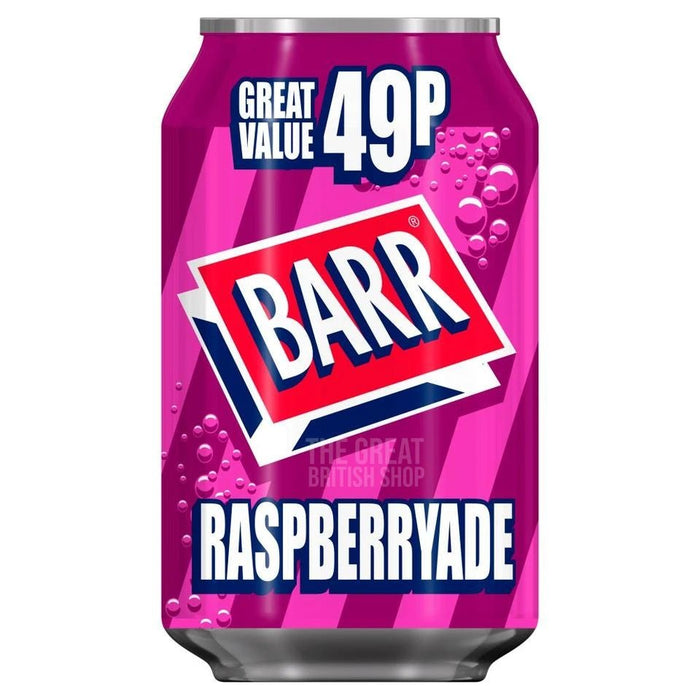 Barr Raspberryade - 330ml imported British grocery product available in Canada