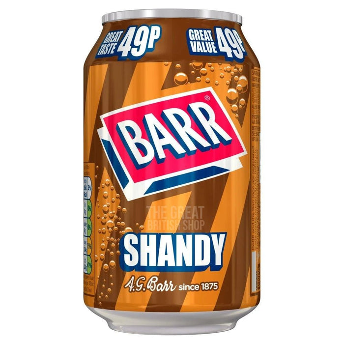 Barr Shandy - 330ml imported British grocery product available in Canada
