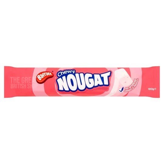 Barratt Chewy Nougat - 35g imported British grocery product available in Canada