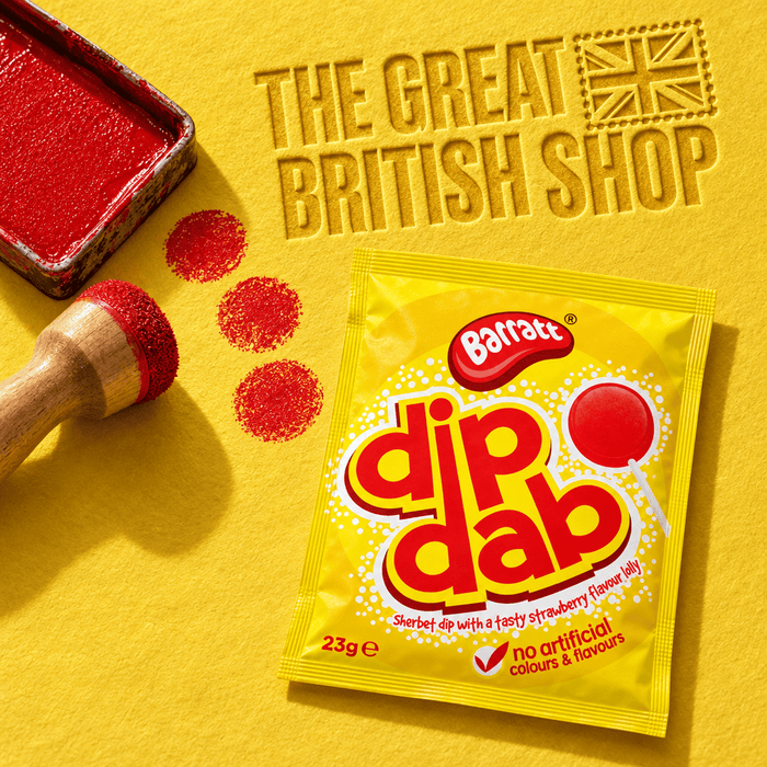 Barratt Dip Dab - 23g imported British grocery product available in Canada