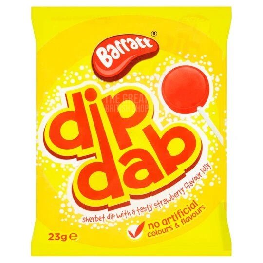 Barratt Dip Dab - 23g imported British grocery product available in Canada