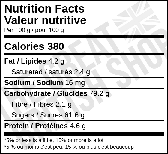 Barratt Nougat Bars - 4 pack imported British grocery product available in Canada