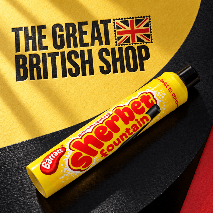 Barratt Sherbet Fountain - 25g imported British grocery product available in Canada