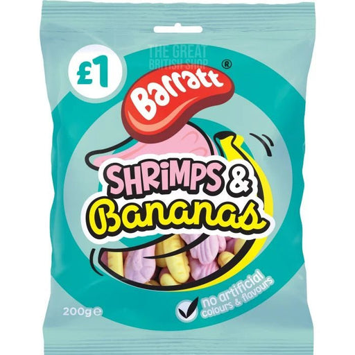 Barratt Shrimp And Bananas - 150g imported British grocery product available in Canada