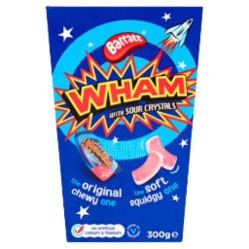 Barratt Wham Carton - 300g imported British grocery product available in Canada
