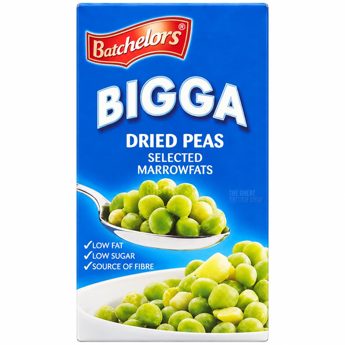 Batchelors Bigga Dried Peas - 250g, front view of the product packaging