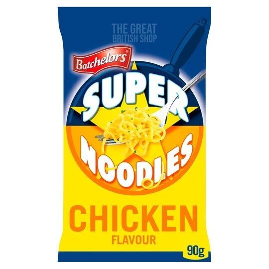 Batchelors Chicken Super Noodles - 90g imported British grocery product available in Canada