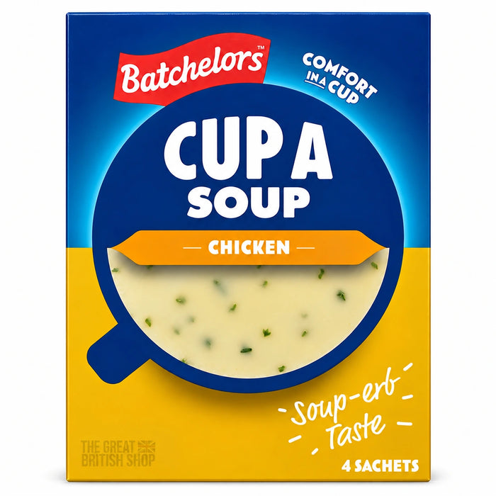 Batchelors Cup A Soup Chicken - 4 Pack, front view of the product packaging