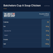 Batchelors Cup A Soup Chicken - 4 Pack imported British grocery product available in Canada