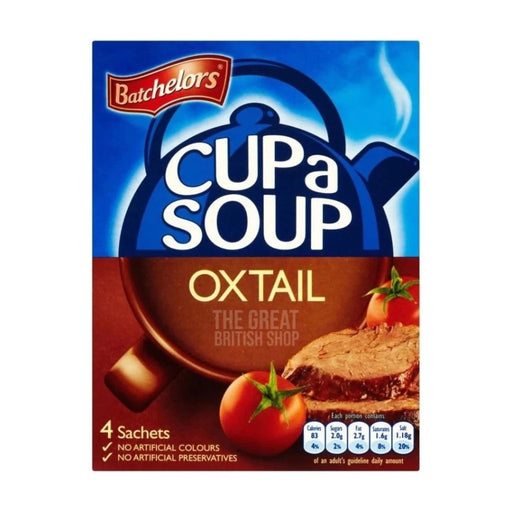 Batchelors Cup A Soup Oxtail - 4 Pack imported British grocery product available in Canada