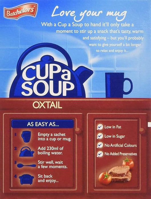 Batchelors Cup A Soup Oxtail - 4 Pack imported British grocery product available in Canada