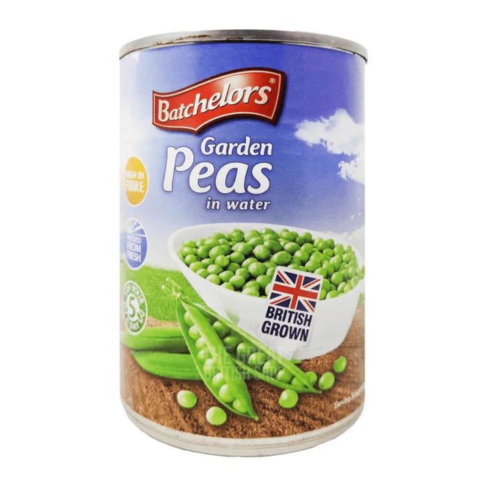 Batchelors Garden Peas in Water - 300g imported British grocery product available in Canada