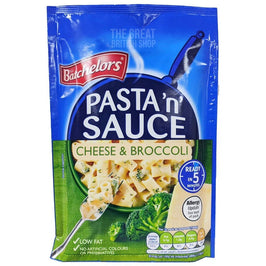 Batchelors Pasta 'n' Sauce Cheese & Broccoli 99g: front of the pouch showing a bowl of pasta