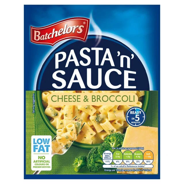 Batchelor's Pasta 'n' Sauce - Cheese & Broccoli imported British grocery product available in Canada