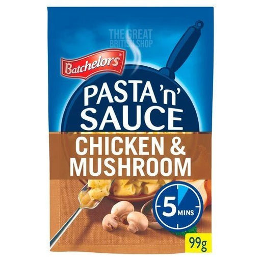 Batchelors Pasta'N'Sauce Chicken & Mushroom - 99g imported British grocery product available in Canada