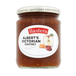 Baxters Albert's Victorian Chutney 270g: the jar with label showing apple and dates
