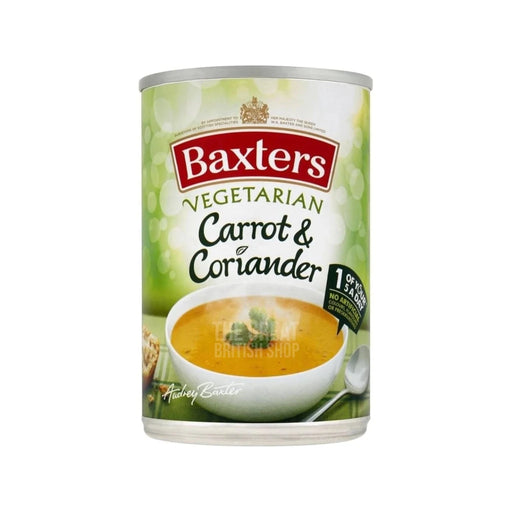 Baxters Carrot & Coriander Soup - 400g imported British grocery product available in Canada