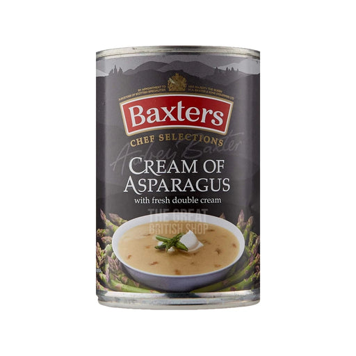 Baxters Chef Selection Cream of Asparagus Soup - 400g imported British grocery product available in Canada