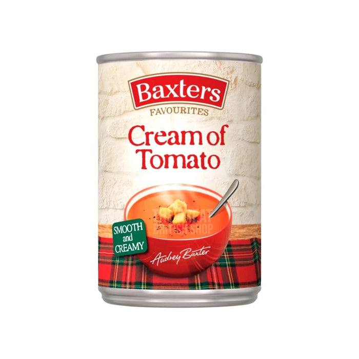 Baxters Favourite Cream of Tomato Soup - 400g imported British grocery product available in Canada